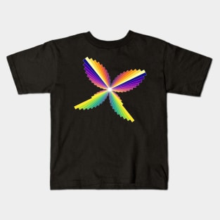 Aurora Butterfly | Flying Wings Bar Charts Black Kids T-Shirt